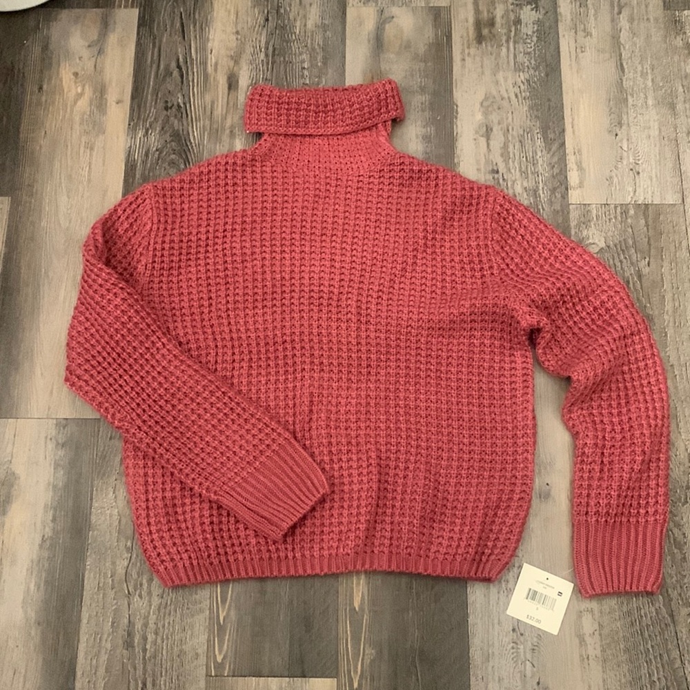 Chunky Sweater in Pink, Size S